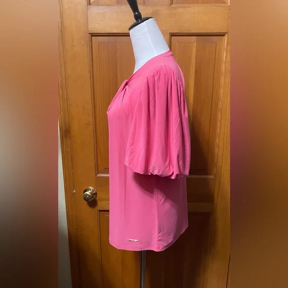 NWT Anne Klein Balloon Sleeve Top - Picture 5 of 5